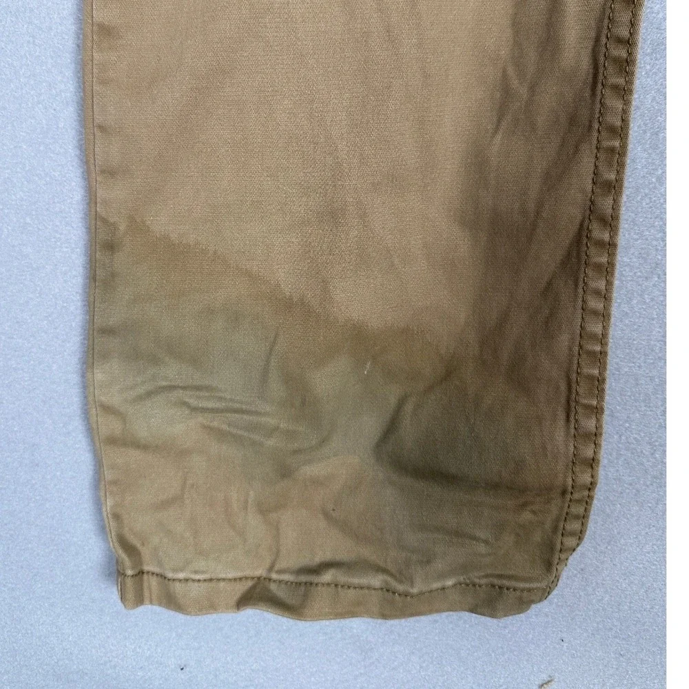 NEW Wrangler Five Star Premium Jeans Mens 40X30 Tan Slim Straight Stretch Denim